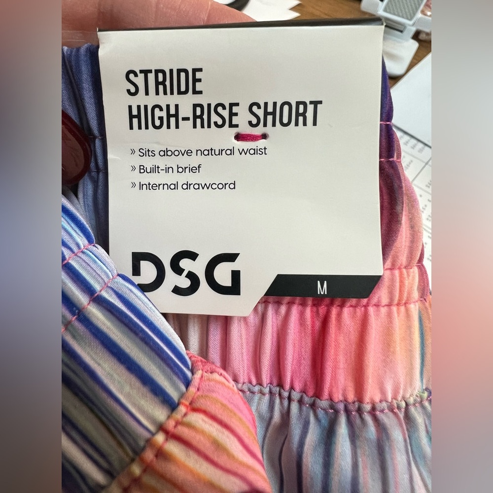 DSG - NWT - Medium & Large - Women's Pastel High Rise Stride Shorts - Picture 7 of 11